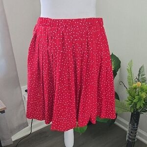 Red Polka Dot Skirt